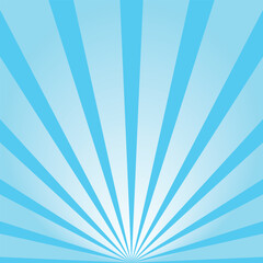 Sun rays retro vintage style on blue background, Sunburst pattern background. Rays. Summer banner vector illustration. Abstract sunburst wallpaper for template business social media advertising.