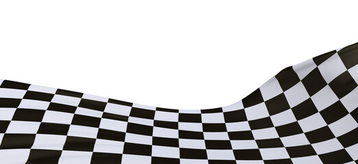 Fototapeta premium grid abstract background chess checkered flag finish line victory 3d rendering - PNG