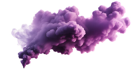 Obraz premium Purple smoke PNG file no background