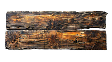 wood banner  on the transparent background PNG
