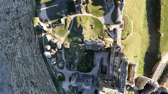 Corfe Castle in the Glorious Sunshine