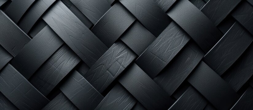 Black plastic pattern,