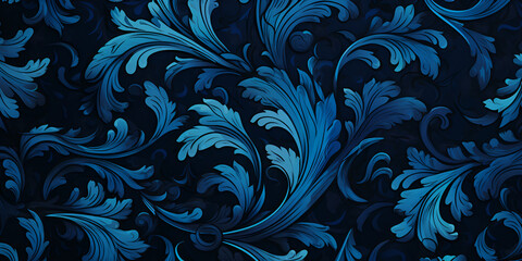 Decorative shapes wallpaper design of boho art, baroque art, rococo art nouveau vintage pattern,Background Wallpaper Texture
