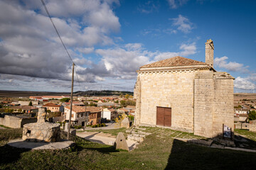 hermitage of Santiago, 16th century, Ampudia,, province of Palencia, Spain