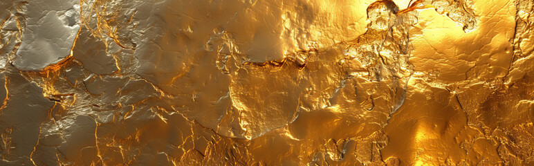 Banner trendy gold background. - 746073549
