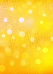 Yellow bokeh background banner for Party, ad, event, poster and various design works