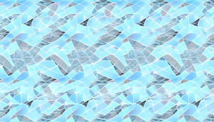 Abstract non regular pattern micro chip. Ai generated