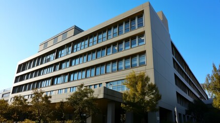 Obraz premium a large building with many windows