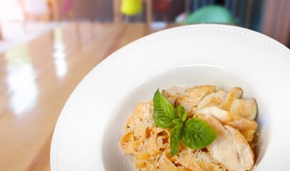 Tasty fresh chicken breast food