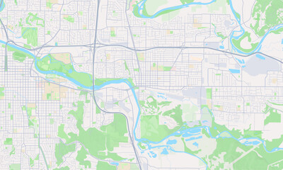 Springfield Oregon Map, Detailed Map of Springfield Oregon