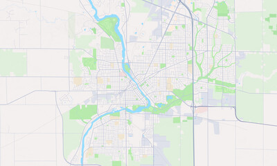 Janesville Wisconsin Map, Detailed Map of Janesville Wisconsin