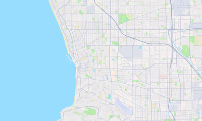 Redondo Beach California Map, Detailed Map of Redondo Beach California