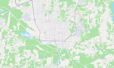 Jackson Tennessee Map, Detailed Map of Jackson Tennessee