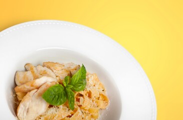 Tasty fresh chicken breast food