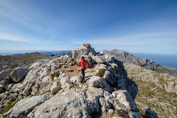 Masanella peak, Sierra de Tramontana, 1364 meters, municipality of Escorca, Mallorca, Balearic Islands, Spain