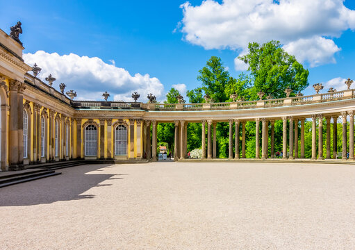 Courtyard of Sanssouci palace, Potsdam, Germany