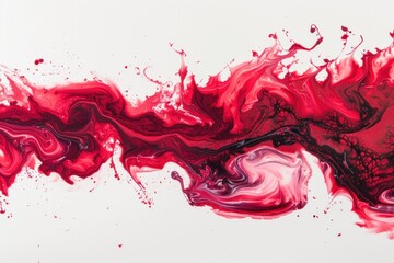 red paint splash