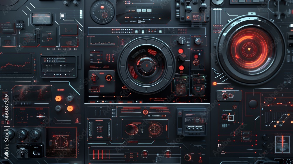 Fototapete concept of gui (graphical user interface).
