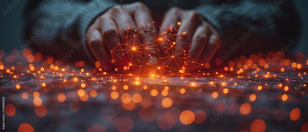 Aufkleber The formation of global customer networks, the use of tools with global customer network technology, the development of digital marketing online, customer service, and social media.