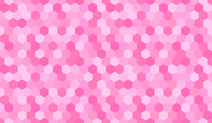 Pink honeycomb vector pattern for design textiles and backgrounds