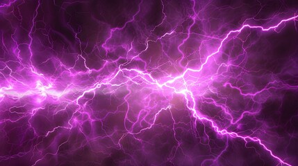 Purple lightning illustration on dark background