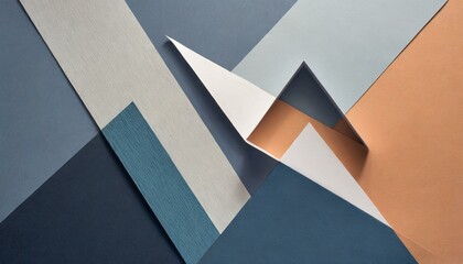 Affiche d'illustration géométrique minimaliste avec forme et silhouette simples.  - obrazy, fototapety, plakaty