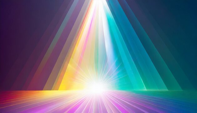 Arri&egrave;re-plan de d&eacute;grad&eacute; de lumi&egrave;re de prisme brillant o&ugrave; la lumi&egrave;re