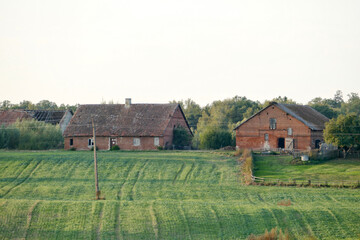 Fototapeta na wymiar Farm in rural Masuria, Poland