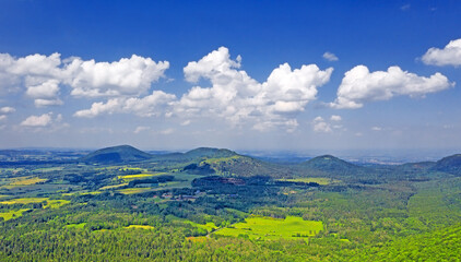 The volcano, Massif Central, Auvergne, France