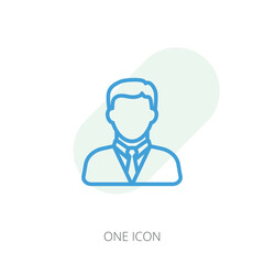 Avatar businessman icon