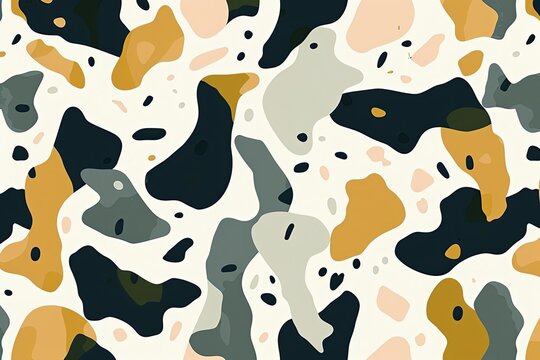 a group of abstract shapes on a white background, jungle camo, camo, safari background