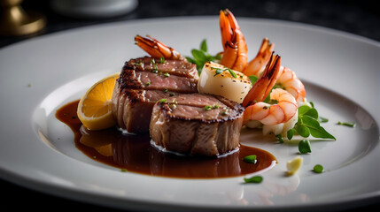 Steak and Shrimp Fine Dining