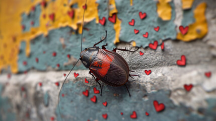 state potato beetle on leaf