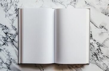Blank white book mockup. The cover of a book is white on a white background empty book.
Generated by artificial intelligence. 