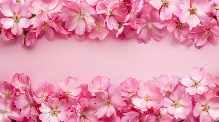 Fototapeta na wymiar spring background with pink flowers