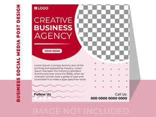 Set of Editable square business web banner design template. Suitable for social media post, instagram story and web ads.