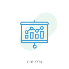 Presentation board icon