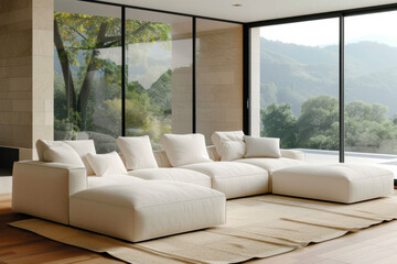 Stylish Living Room Interior with Modern Decor