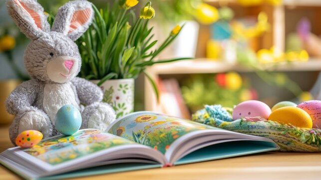 Personalized Easter Storybook with Plush Bunny