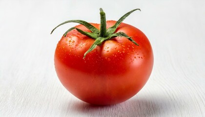 Tomato on a white background