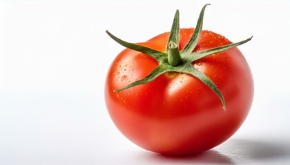 Tomato on a white background