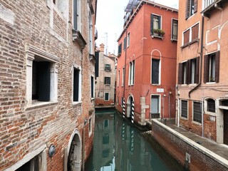 Venice, houses on the Venetian canals