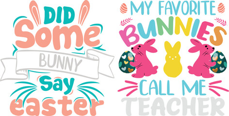 Happy Easter Bundle design, Christian Easter bunny Bundle, Retro Easter Cut Files Cricut, Good for Happy Easter tshirt design