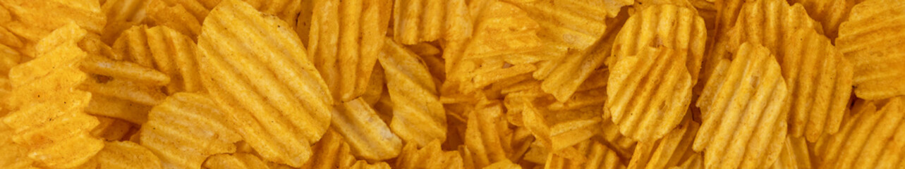 Tiles, banner with chips, background with chips.