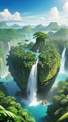 landscape with river