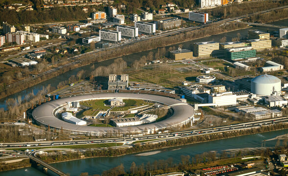 Polygone scientifique de Grenoble en vue a&eacute;rienne