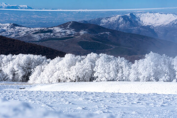 Obraz premium winter mountain landscape