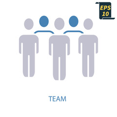 team icons  symbol vector elements for infographic web