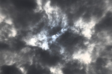 Obraz premium storm clouds timelapse