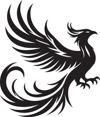 Fototapeta premium Phoenix Silhouettes Phoenix EPS Vector Phoenix Clipart 